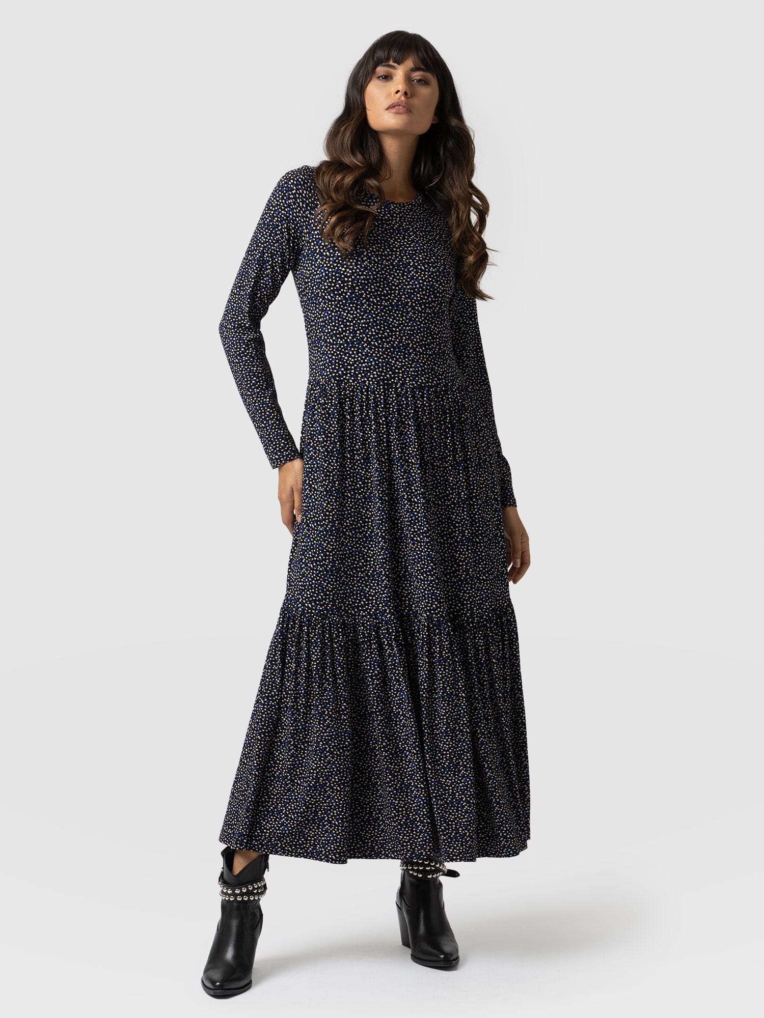 Greenwich Dress Long Sleeve - Hearts
